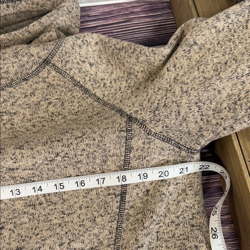 Victory Outfitters Heathered‎ Beige Tan Button-Up Hoodie Pullover